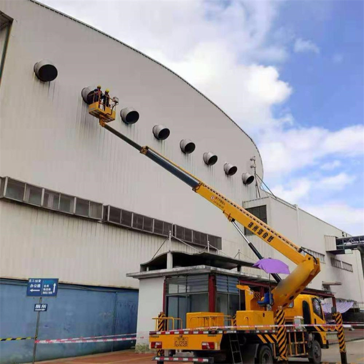 缙云县高空作业车出租服务：专业广告牌安装解决方案